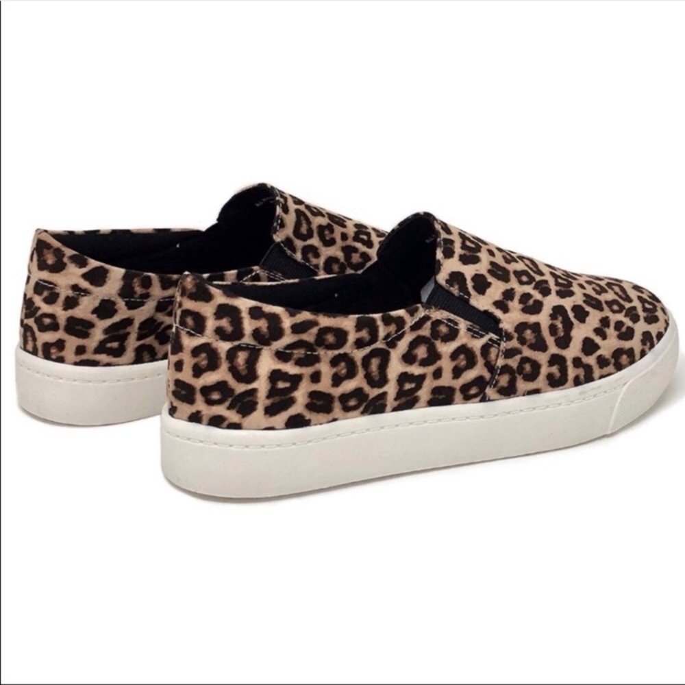 Leopard Print Slip On Sneakers - Picture 5 of 8